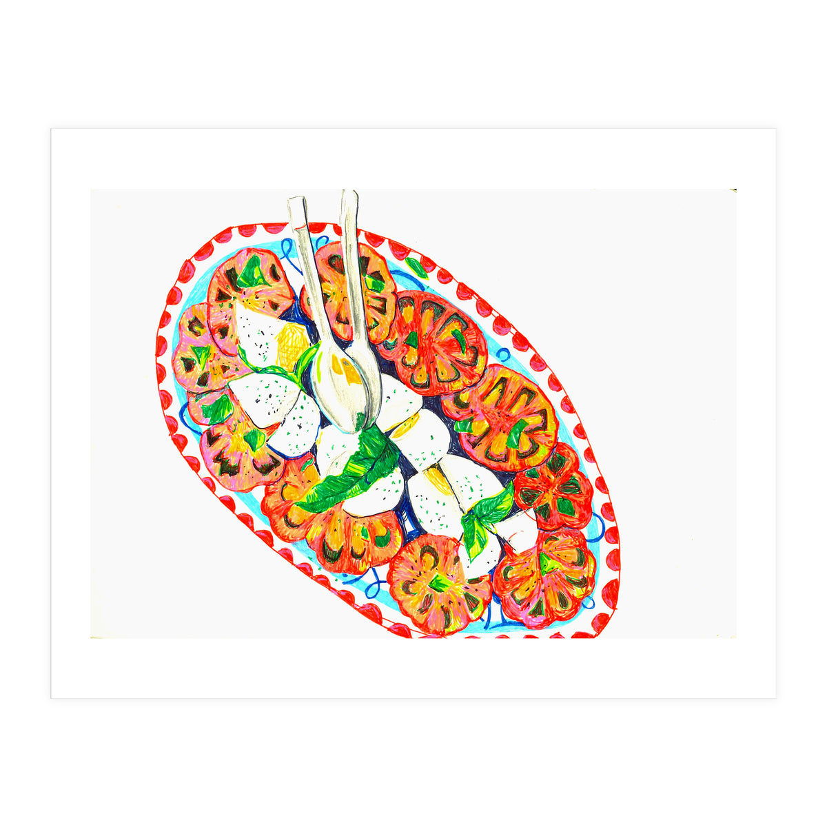 Provence Tomates Mozza (Print Only)