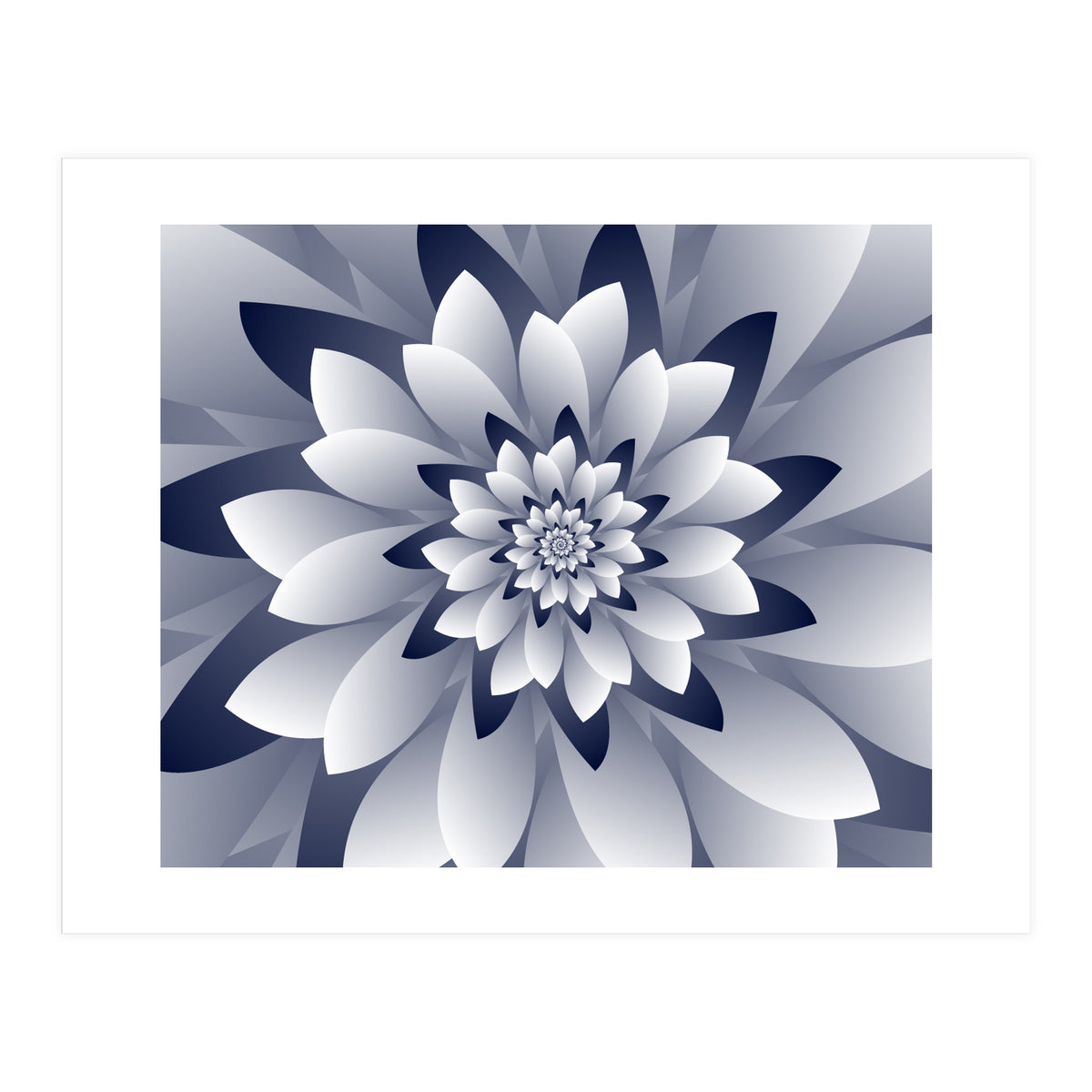 White Floral (Print Only)