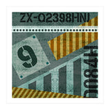 Abstract Industrial Slate And Stripes (Print Only) thumbnail