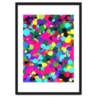A Mess Of Colors, Eclectic Colorful Water Balloons, Fun Party Confetti Polka Dots Painting