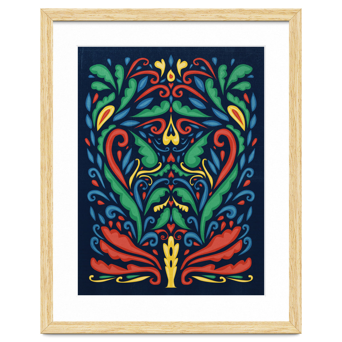 Art Nouveau Folk Art Style