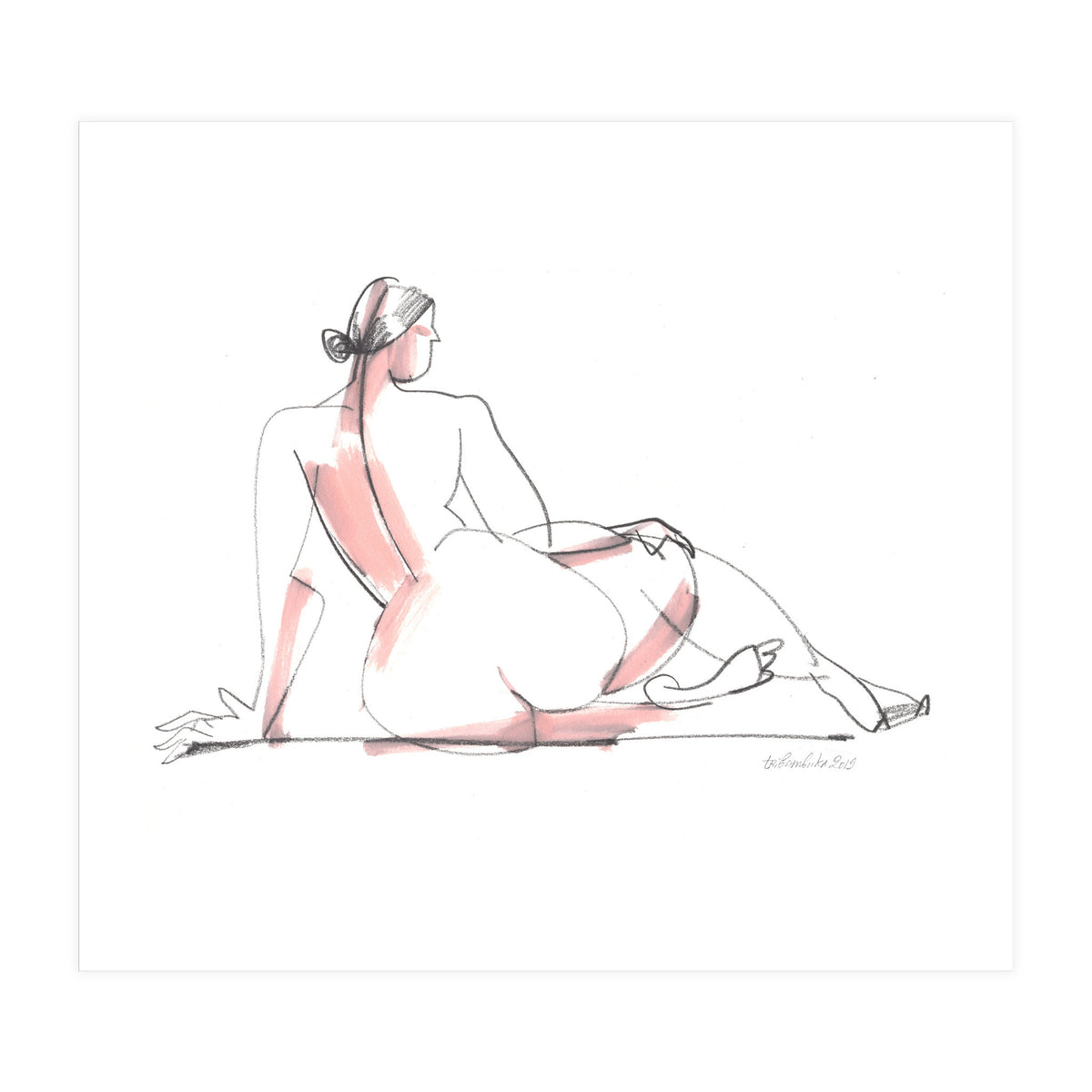 Resting Nude (Print Only)