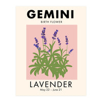 Gemini Birth Flower Lavender (Print Only)