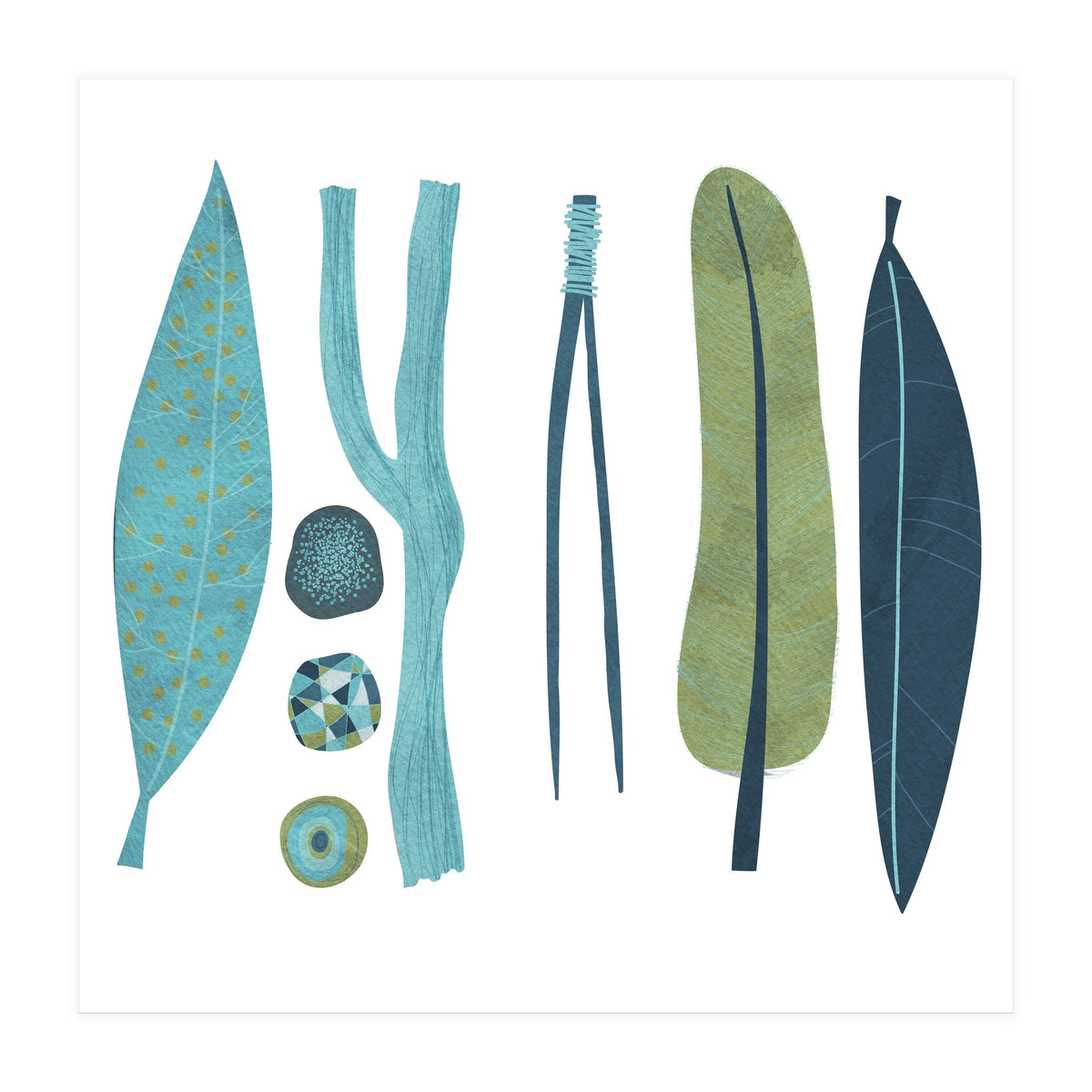 Sticks And Stones (Print Only)