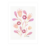 Watercolour Tulips | Pink (Print Only) thumbnail