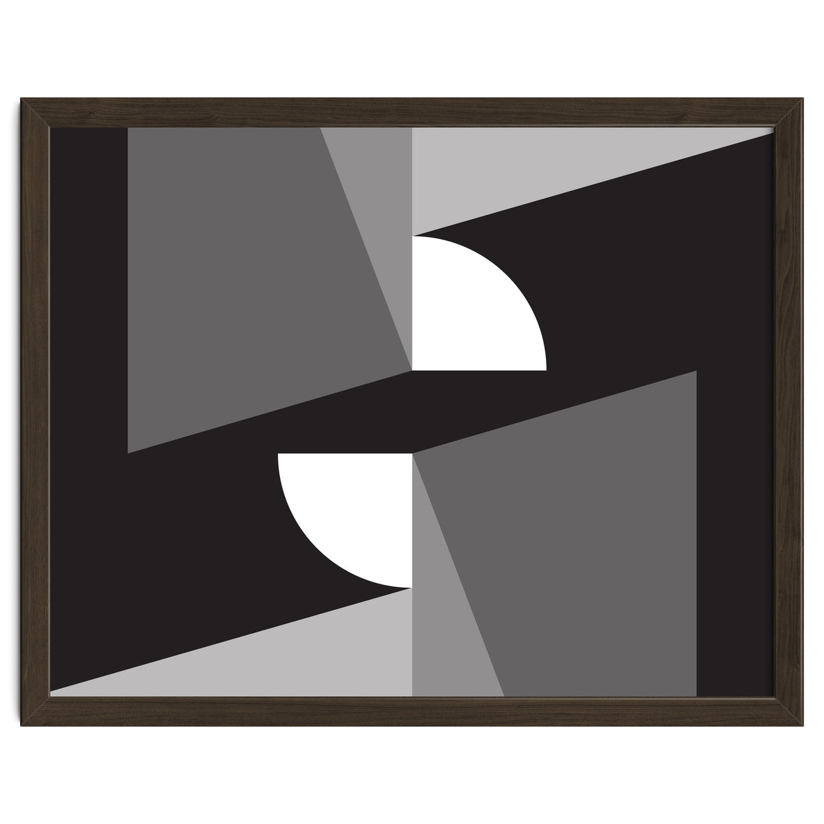 Geometric Shapes No. 11 - monochrome