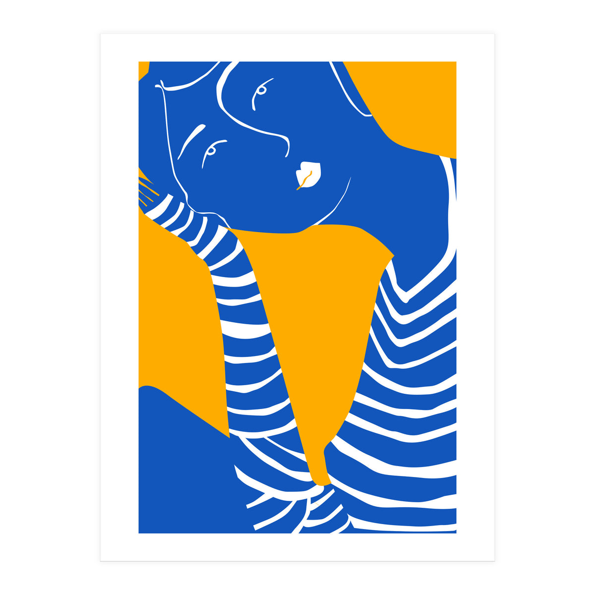 I'm Thinking Blue (Print Only)