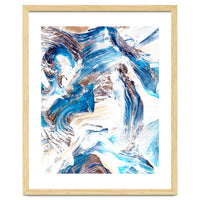 Clarity | Abstract Ocean Earth Sea Graphic | Scandinavian Nature Sky Waves Space
