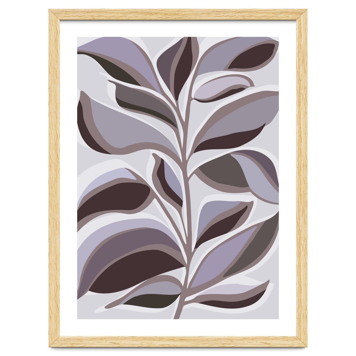 Lavender Floral Abstract