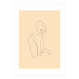 Female Line Art Drawing (Print Only) thumbnail