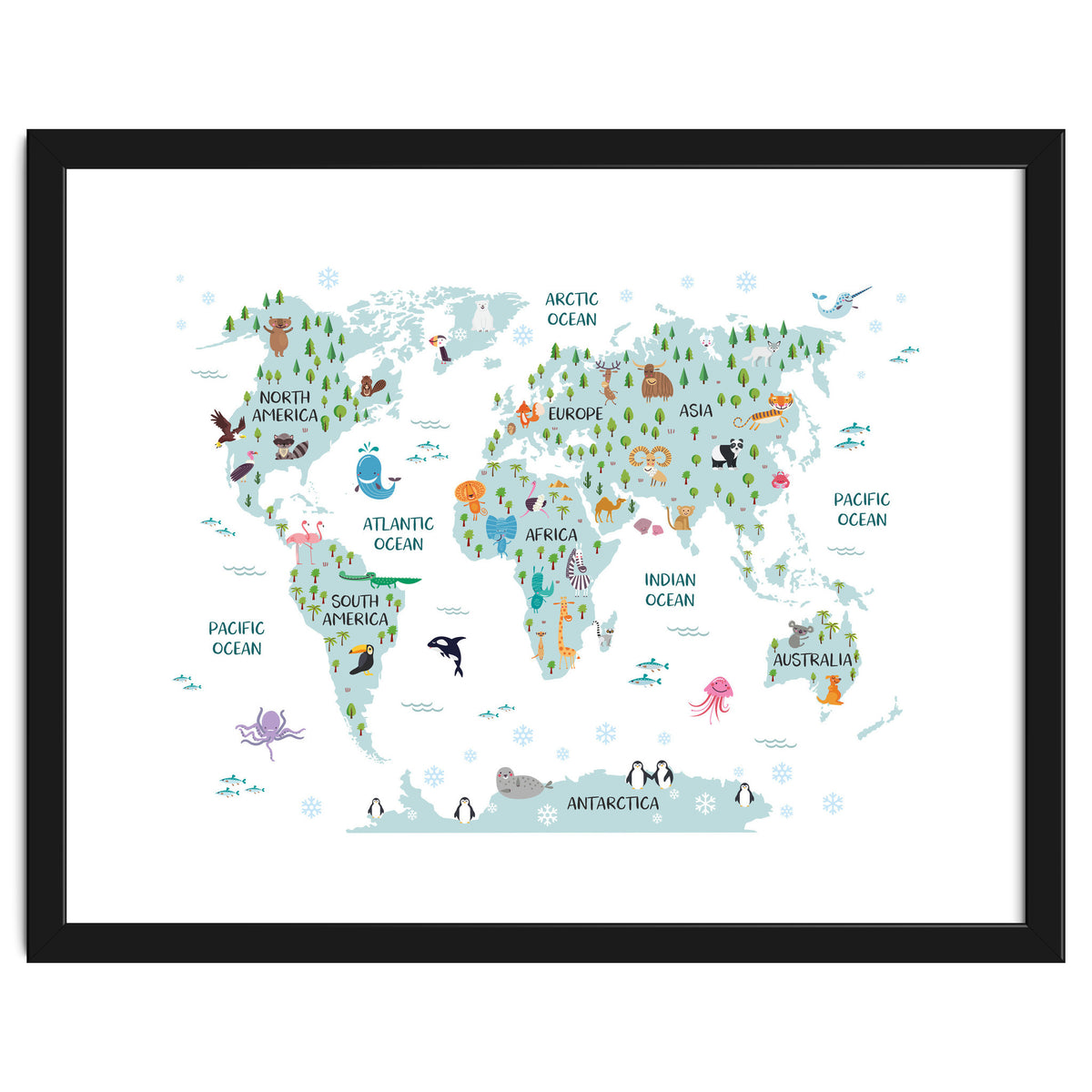 Animal World Map
