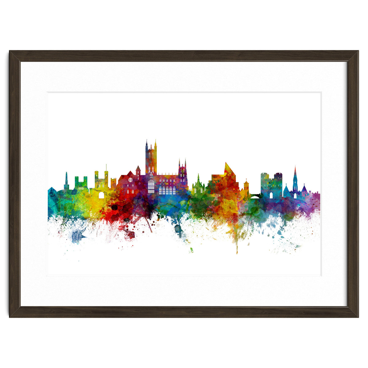 Canterbury England Skyline