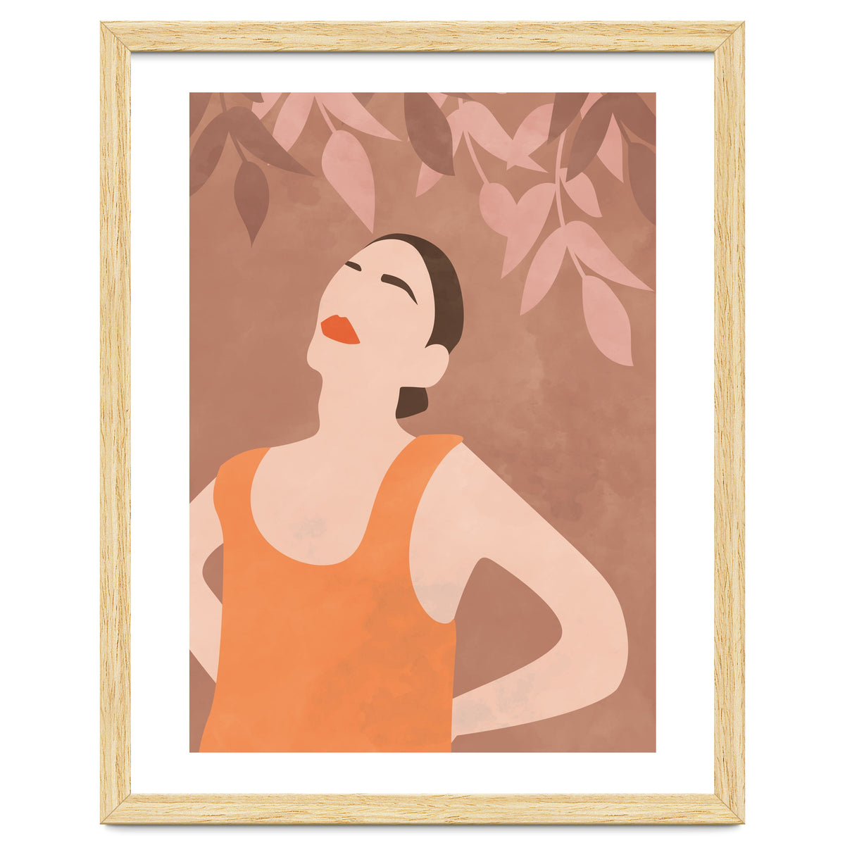 Mid Century Modern Boho Woman