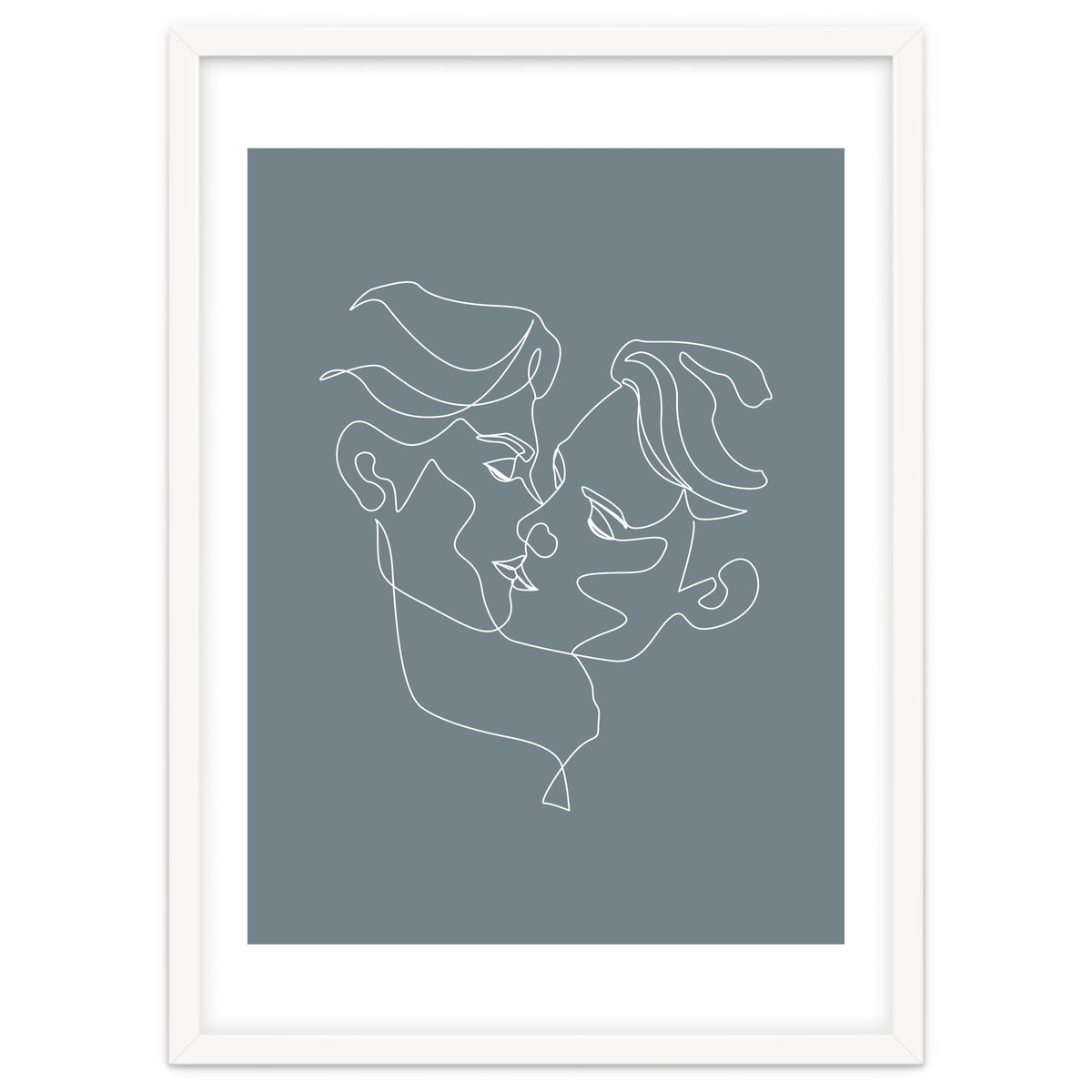 gay love line art-blue