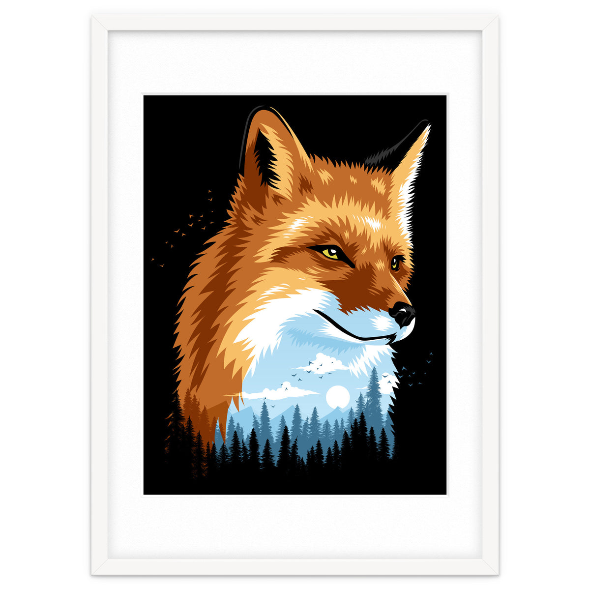 Fox Colors Forest