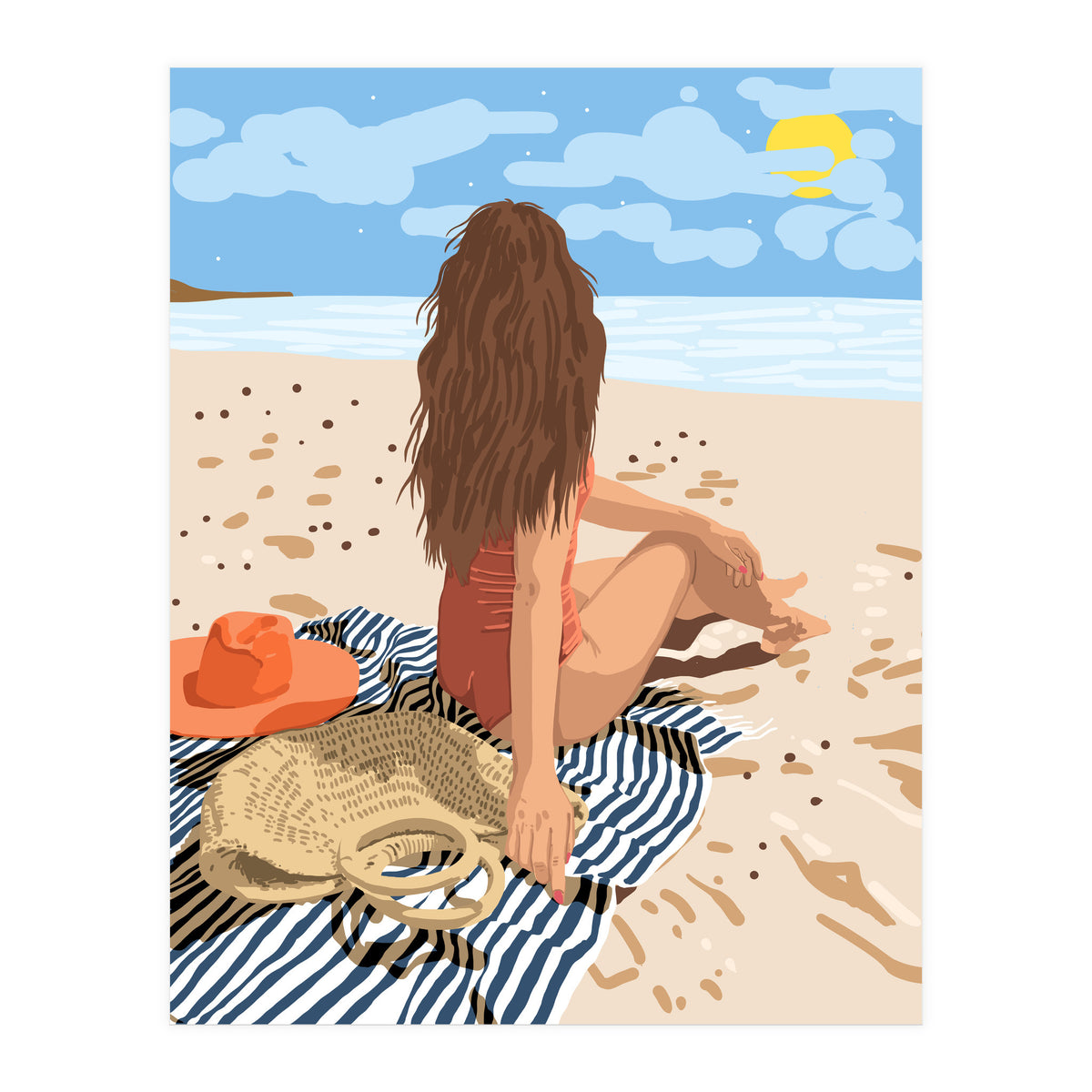 The Art Of Life Is To Live In The Moment (Print Only)