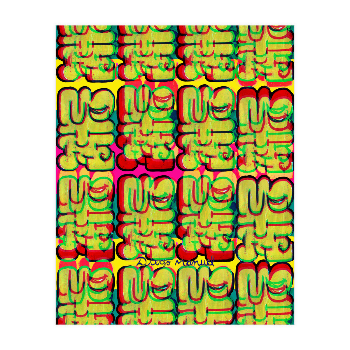 Graffitis 2021 Tapiz 118 (Print Only)