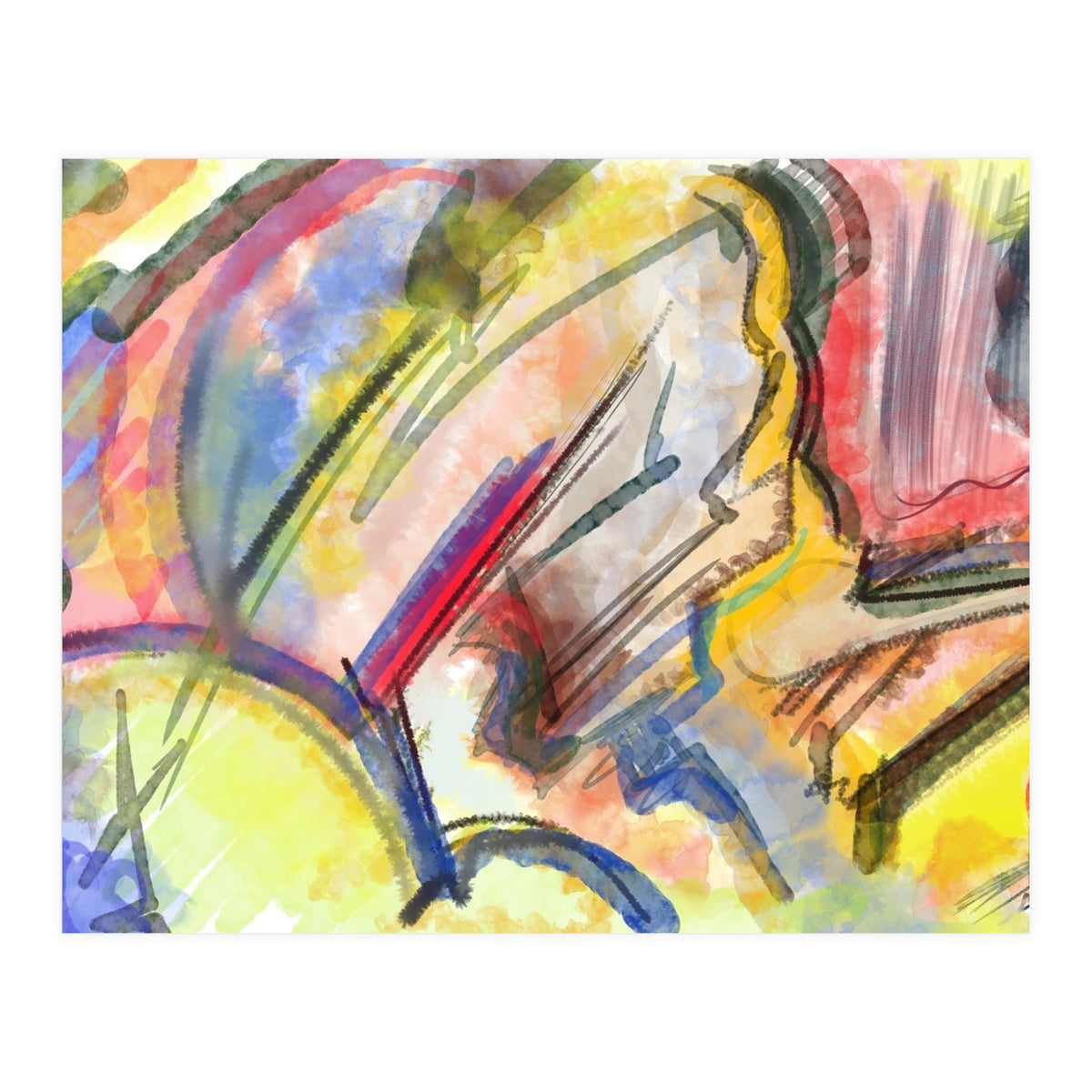 Watercoloring 1 (Print Only)