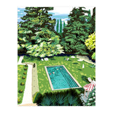 Life's Better Poolside | Vacation Travel Holiday Resort Swim | Architecture Summer Landscape (Print Only) thumbnail