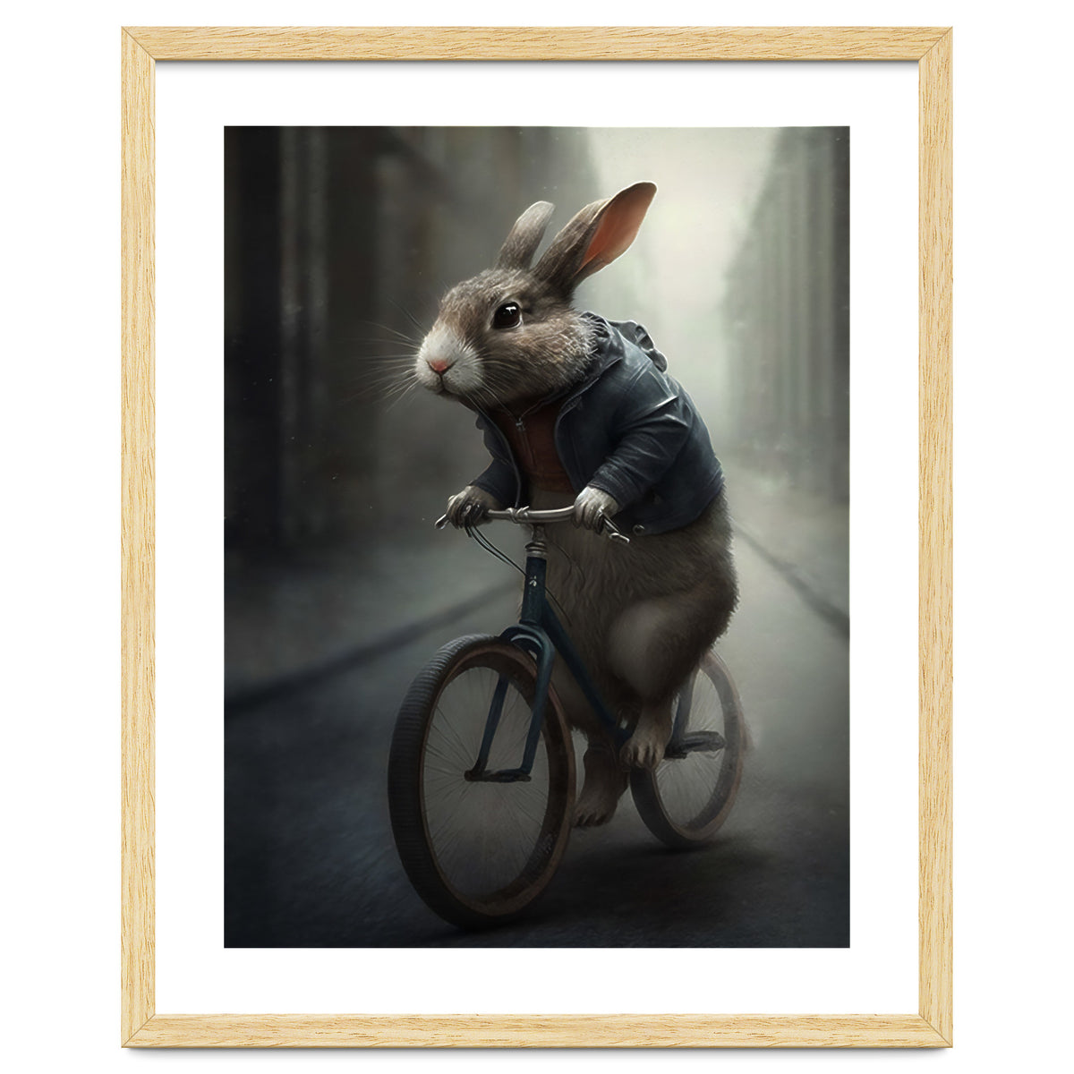 Rabbit Riding a Bicycle