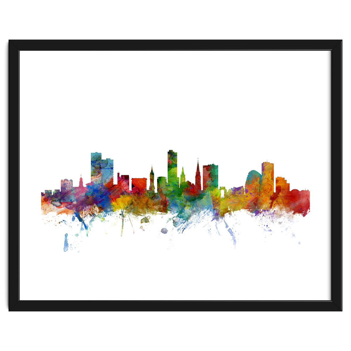 Leicester England Skyline