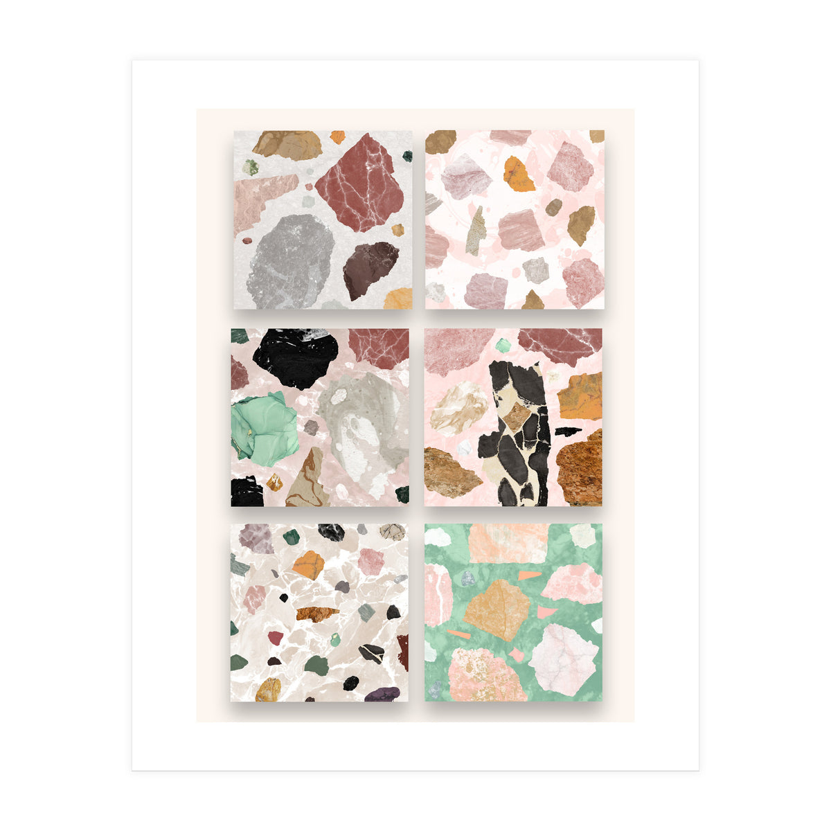 Heartstone - venetian terrazzo version 2 (Print Only)
