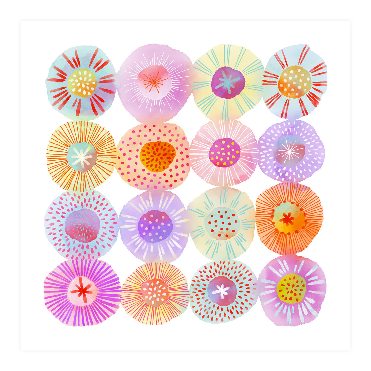 Sorbet Circles (Print Only)