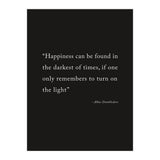 Happiness Can Be Found Dumbledore Quote (Print Only) thumbnail