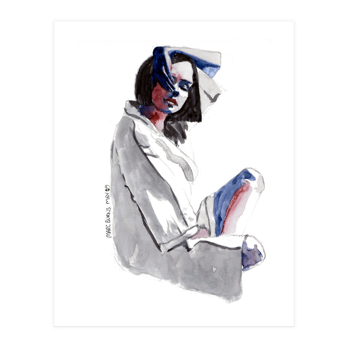 Untitled #24 - Woman in white (Print Only)