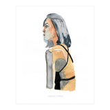 Untitled #13 - Woman in profile (Print Only) thumbnail