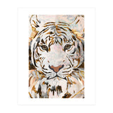 Grungy Tiger Gold and White (Print Only) thumbnail