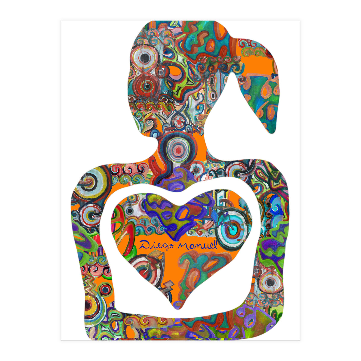 Mujer Digital 3 13  (Print Only)