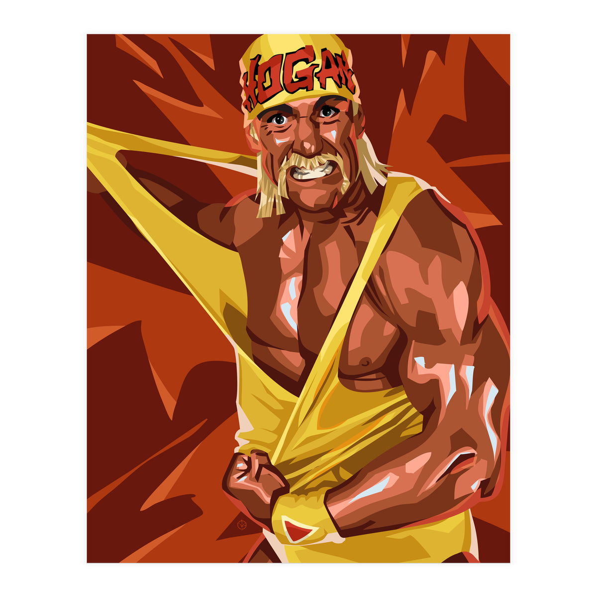 Hulk Hogan WWE (Print Only)