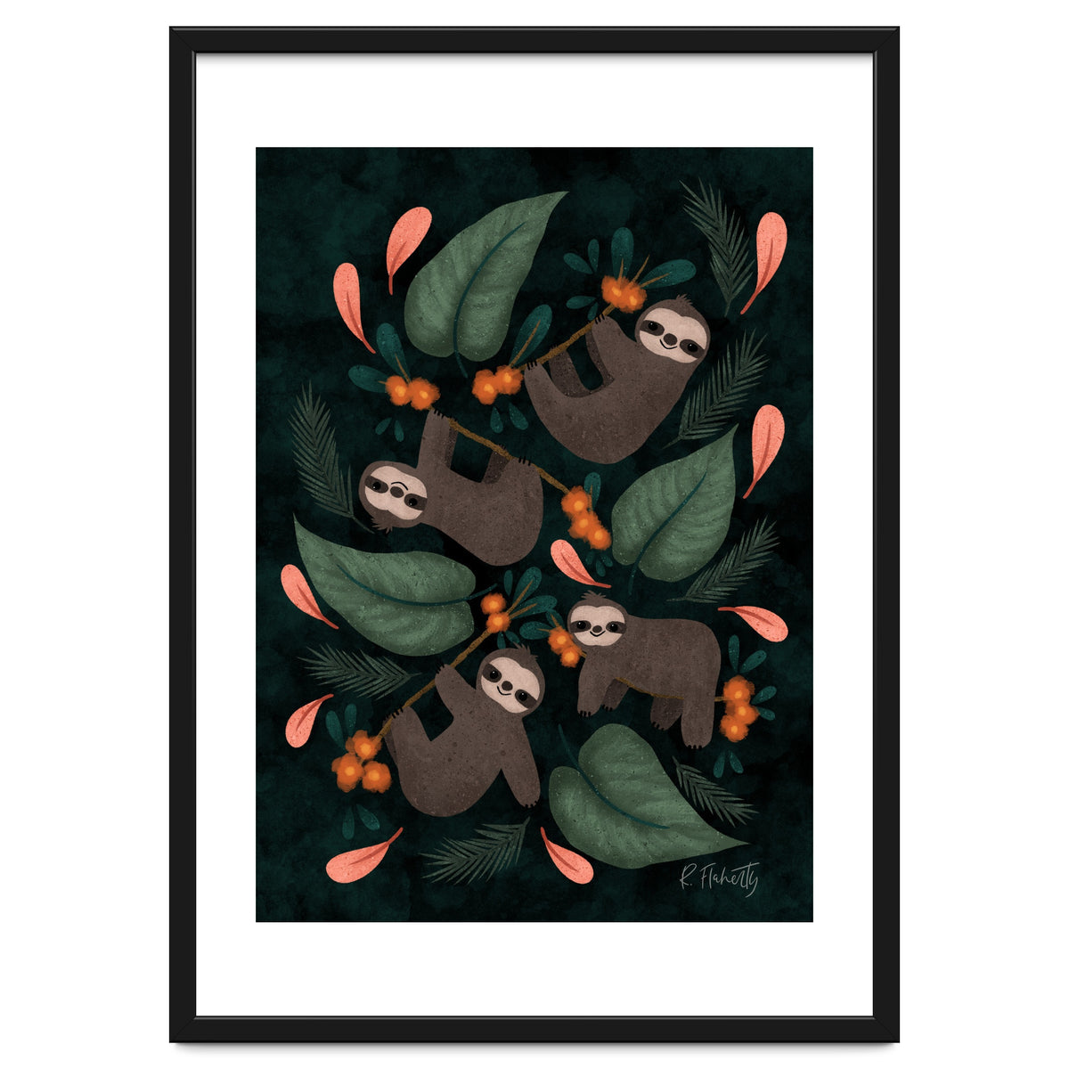 Floral Sloths