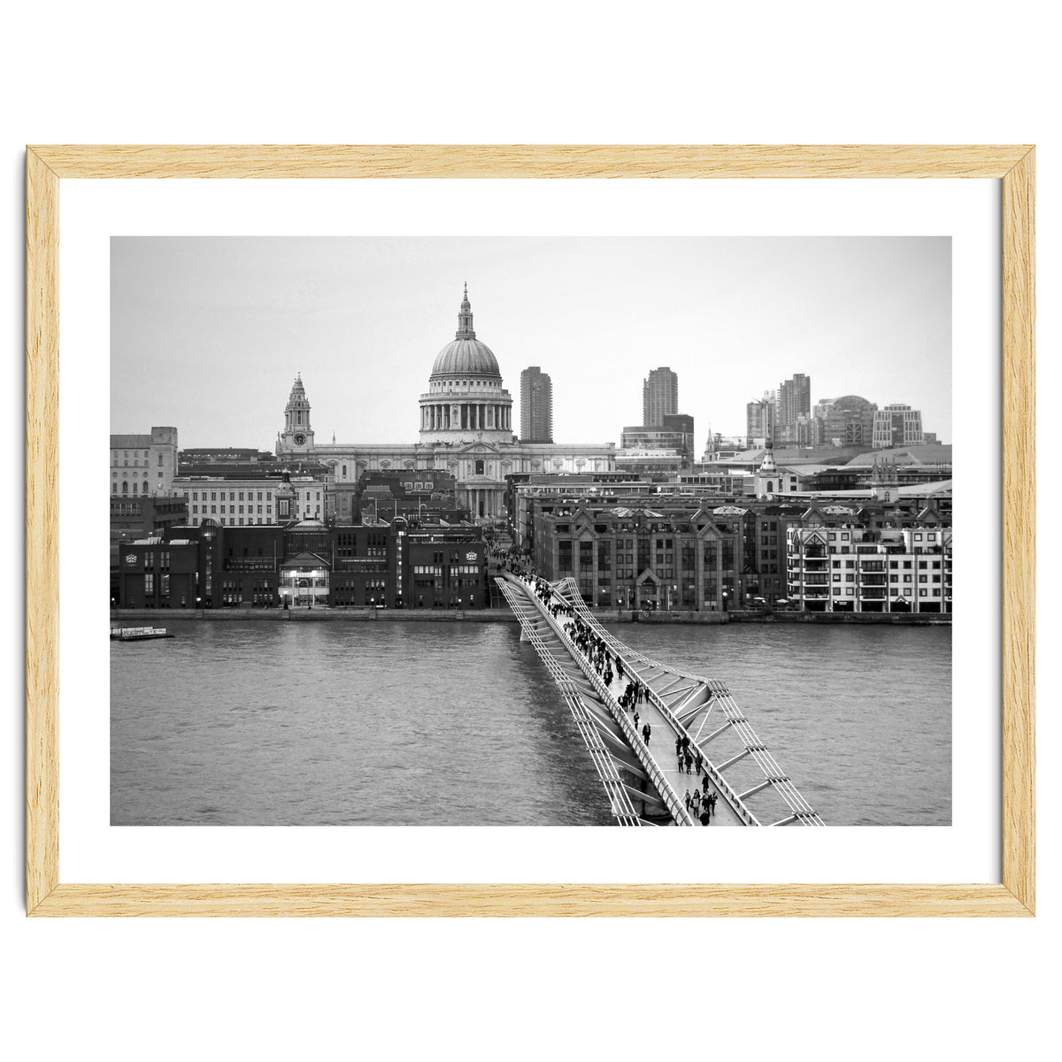 London St Pauls And Millennium Bridge