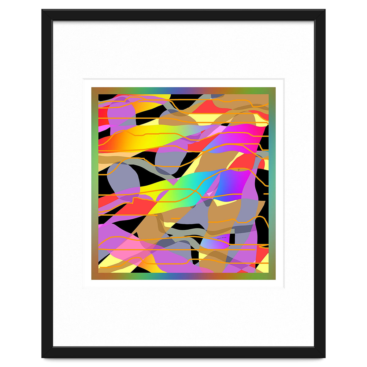 ABSTRACT COLOR BANDS