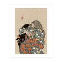 A hug in the garden (Print Only)