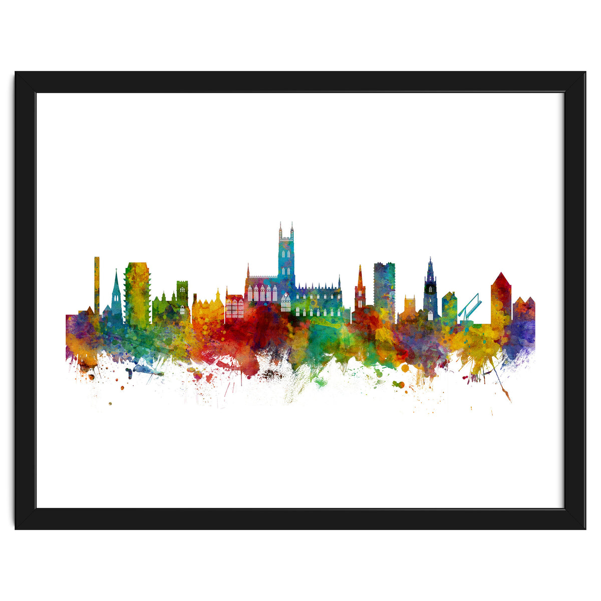 Gloucester England Skyline