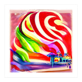 Santa Monica Pier swirly Candy AI Art (Print Only) thumbnail