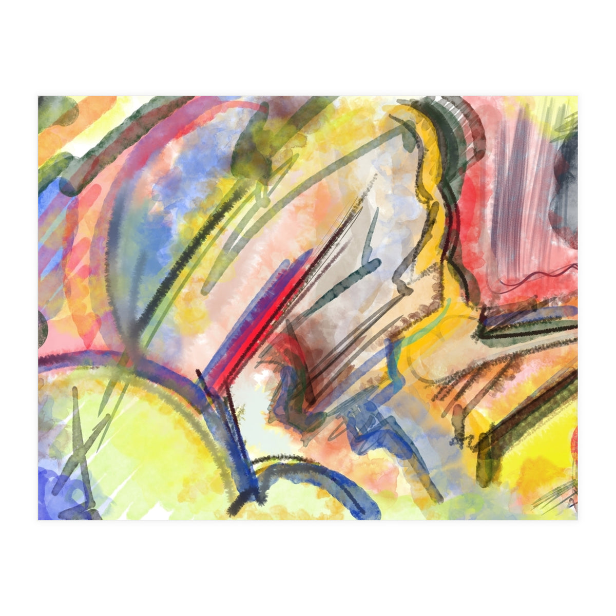 Aquarelando 1 (Print Only)