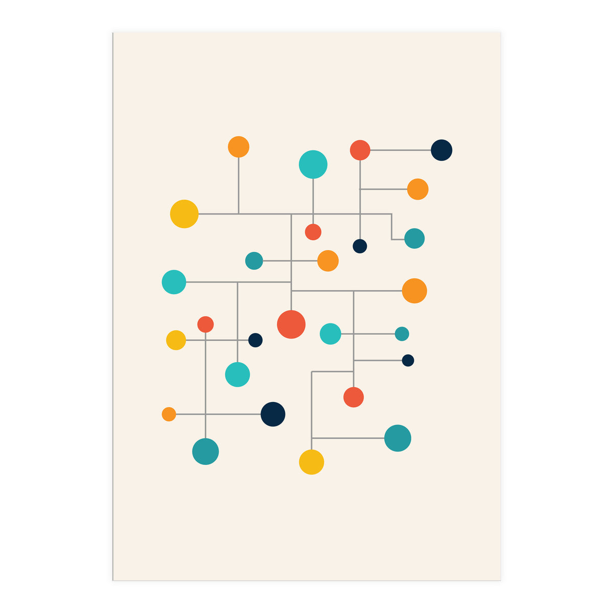 Mid Century Modern Geometry 015 (Print Only)