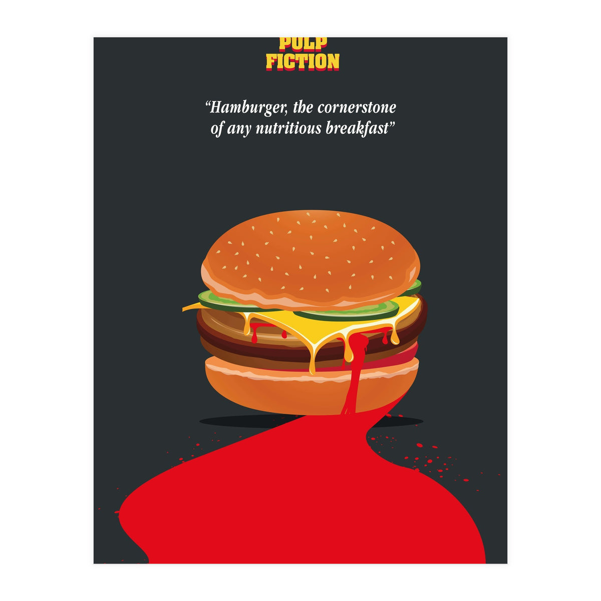 Jules Pulp Fiction movie poster (Print Only)