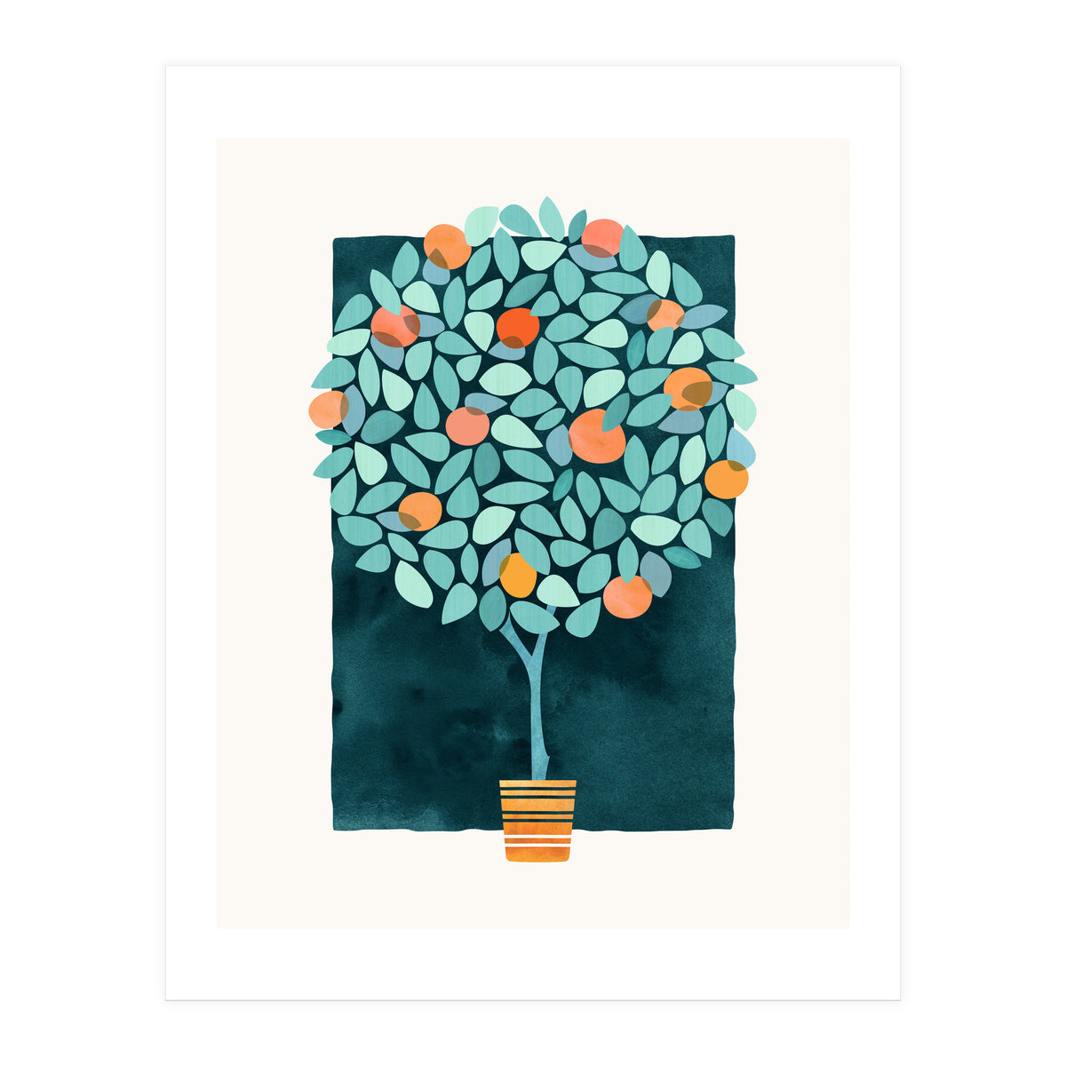 Orange Tree At Midnight (Print Only)