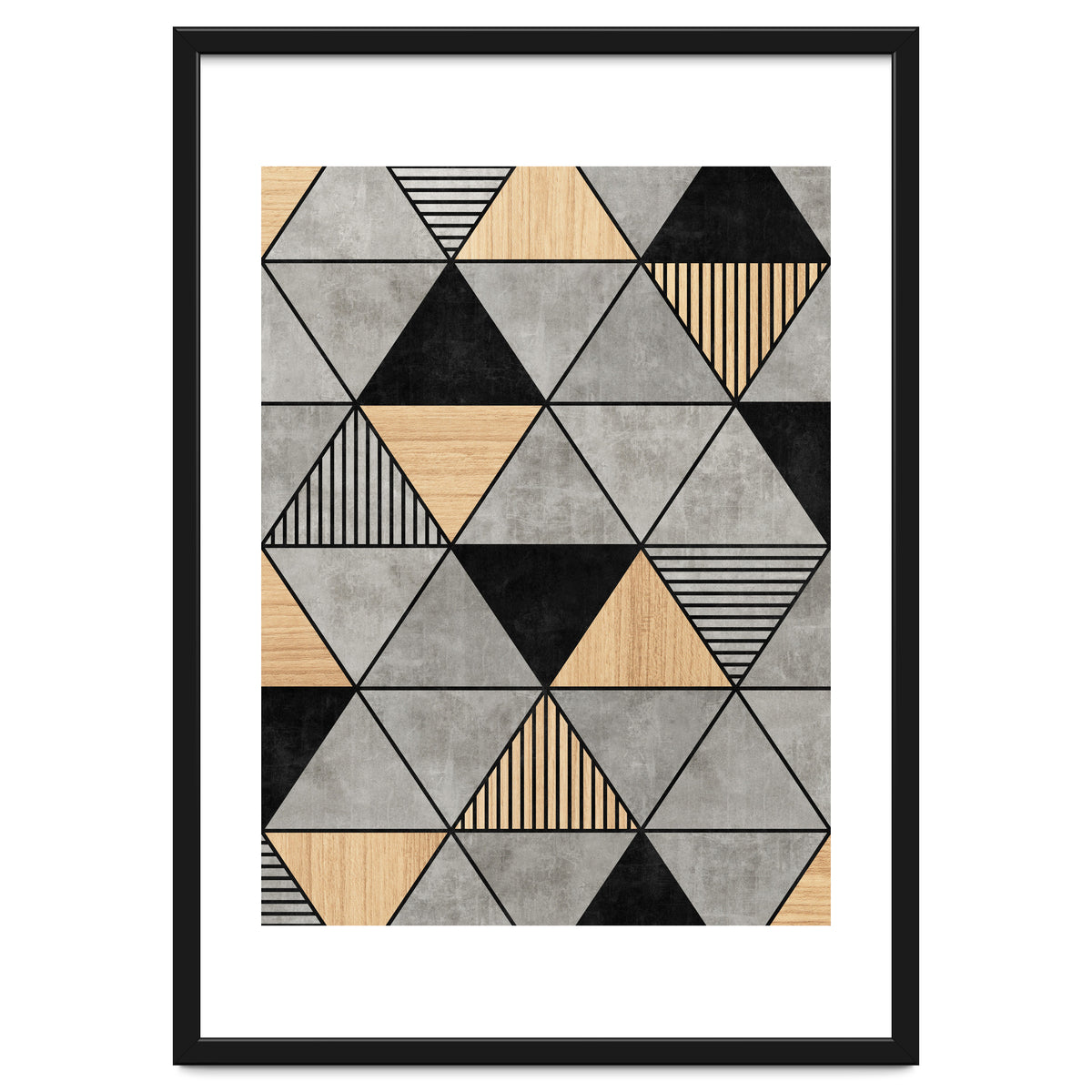 Concrete and Wood Triangles 2