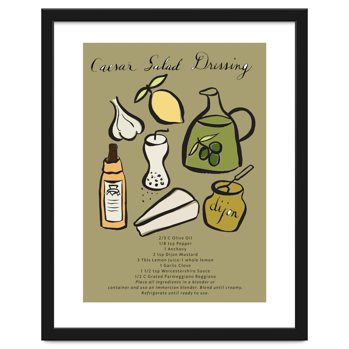 Caesar Salad Dressing Recipe