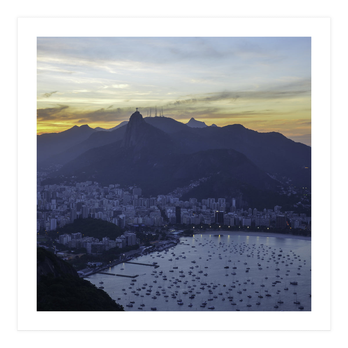 Carioca Sunset 3 1x1 (Print Only)