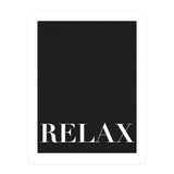 Relax Black (Print Only) thumbnail