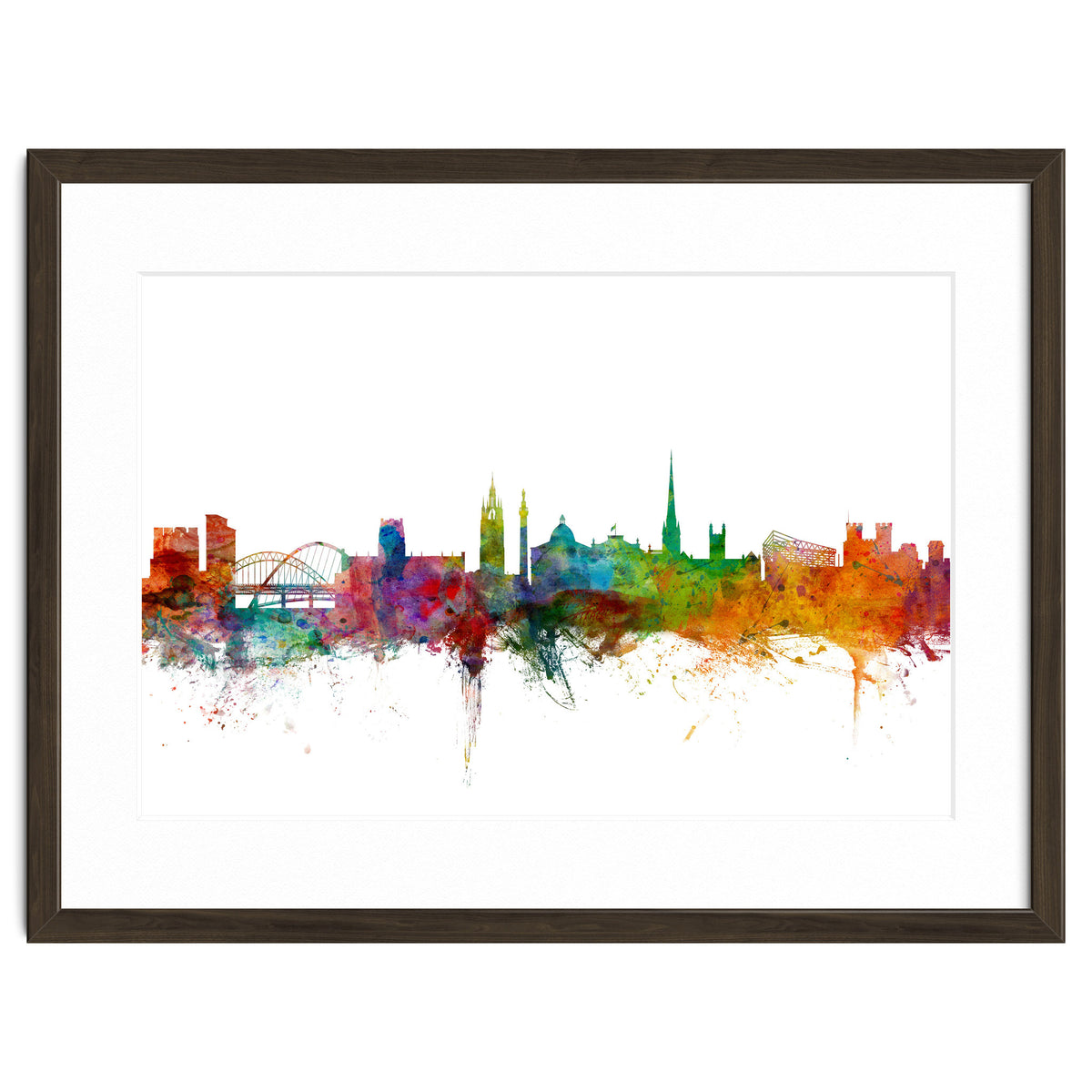 Newcastle England Skyline