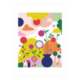 Happy Mediterranean Colorful Landscape (Print Only) thumbnail