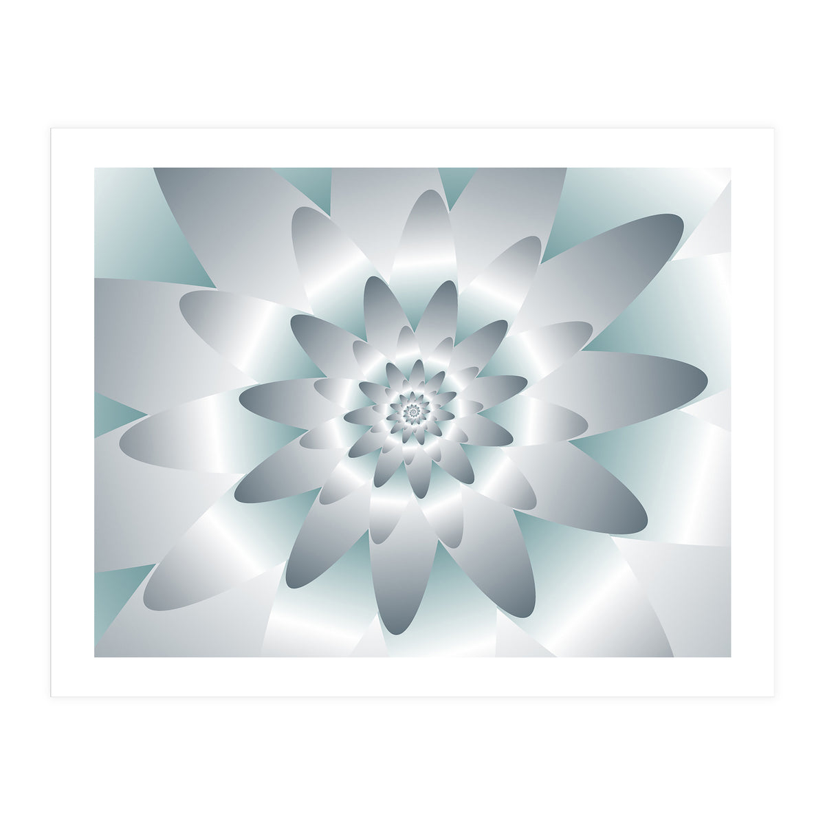 Swirl Flower Pattern  (Print Only)